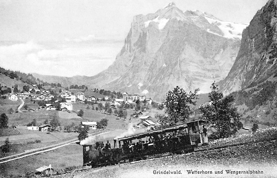 Die letzten Jahre der Dampfzüge auf die Kleine Scheidegg sind angebrochen. Im Lütschental soll ein Kraftwerk gebaut werden und in Burglauenen eine Stauanlage. Bald wird man Fahrleitungen montieren. 1910 war es dann soweit, die Wengernalpbahn fuhr elektrisch.
